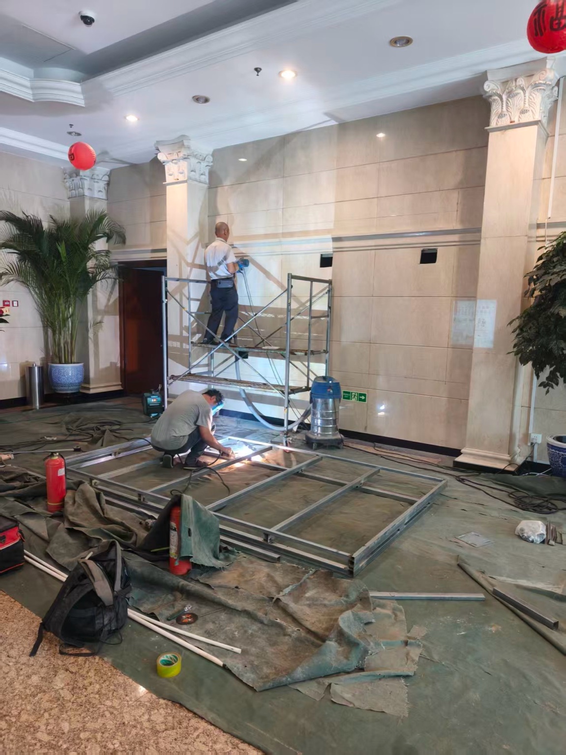 凯旋大厦大厅显示屏项目 实景照片 1